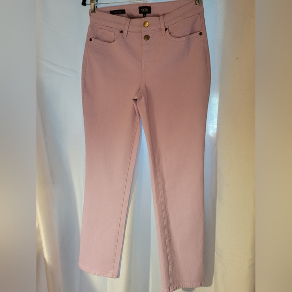 * NYDJ Lavender high rise stretchy jeans NWT - Picture 2 of 7